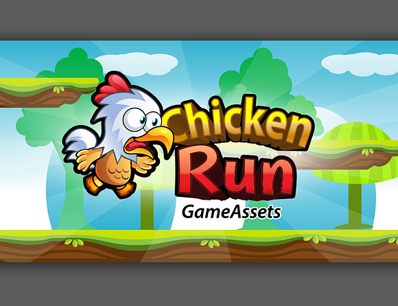 Chicken Run Plat former Game Assets in Illustrations - product preview 1