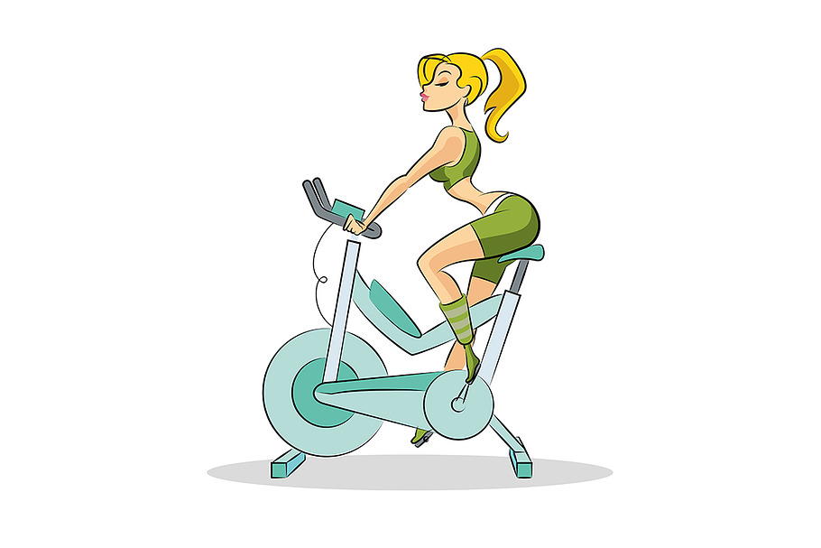Woman fitness. in Illustrations - product preview 8