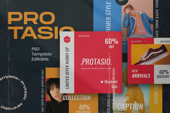 PROTASIO - Brand Social Media Bundle in Instagram Templates - product preview 10
