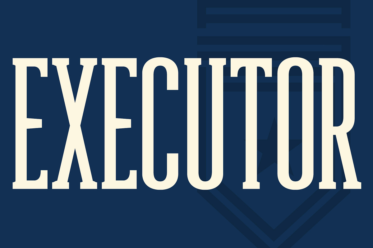 Executor Typeface in Display Fonts - product preview 8