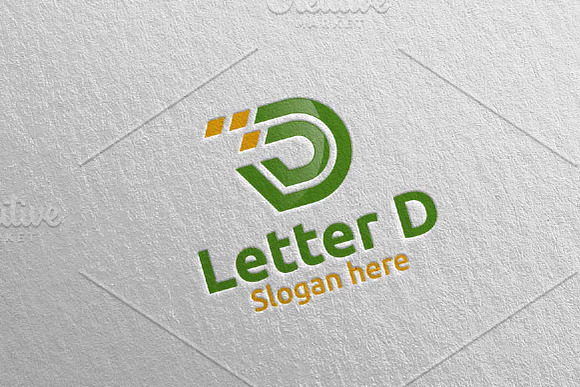 Letter D Digital Marketing Logo 61 in Logo Templates - product preview 3