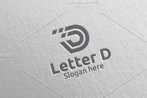 Letter D Digital Marketing Logo 61 in Logo Templates - product preview 4