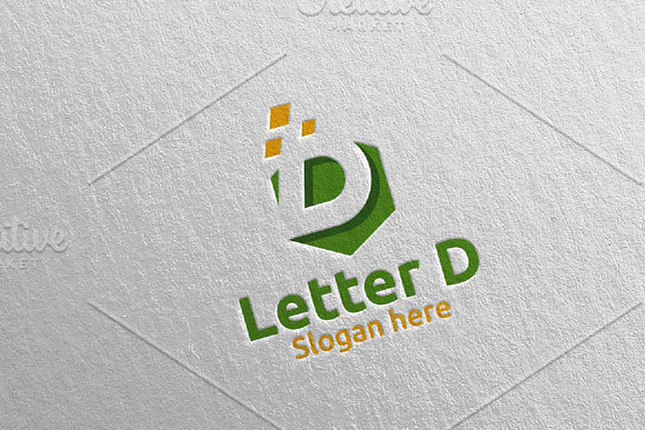 Letter D Digital Marketing Logo 62 in Logo Templates - product preview 3