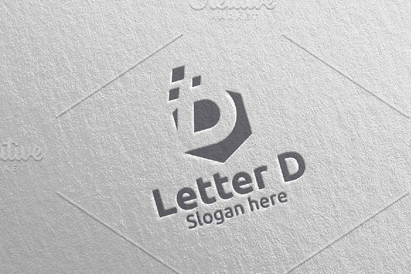 Letter D Digital Marketing Logo 62 in Logo Templates - product preview 4