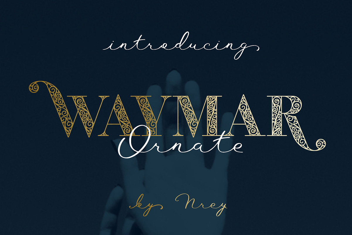 Waymar Ornate in Display Fonts - product preview 8