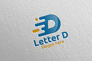 Letter D Digital Marketing Logo 63