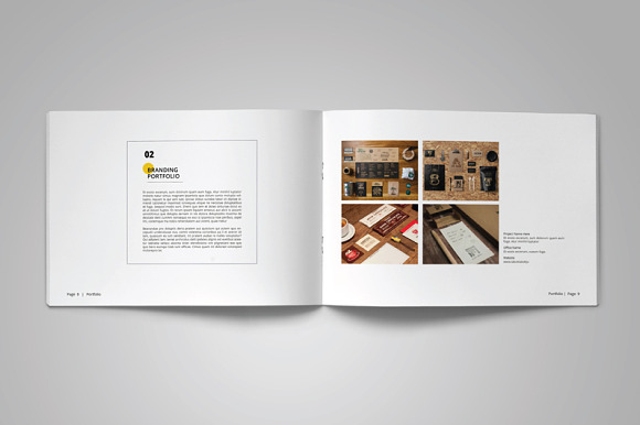 A5 Clean & Simple Portfolio in Brochure Templates - product preview 4