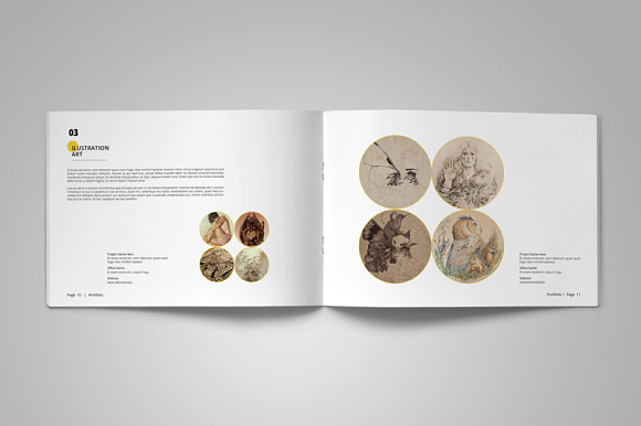 A5 Clean & Simple Portfolio in Brochure Templates - product preview 5