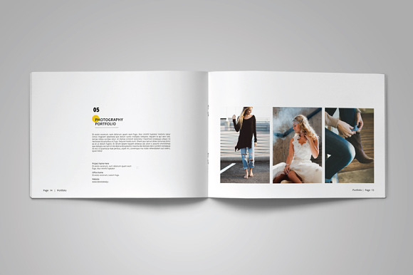 A5 Clean & Simple Portfolio in Brochure Templates - product preview 7