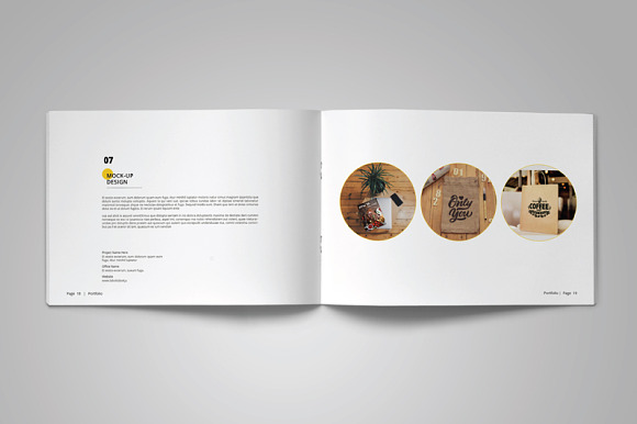 A5 Clean & Simple Portfolio in Brochure Templates - product preview 9