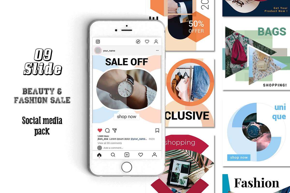 Social Media Templates Kit in Instagram Templates - product preview 8