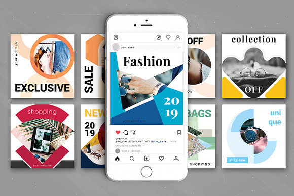 Social Media Templates Kit in Instagram Templates - product preview 1