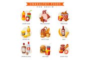 Unhealthy Foods for Brain, Sugary