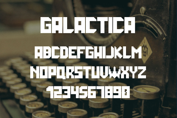 Galactica Grid Font in Symbol Fonts - product preview 1