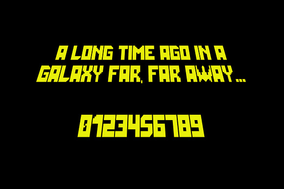 Galactica Grid Font in Symbol Fonts - product preview 7