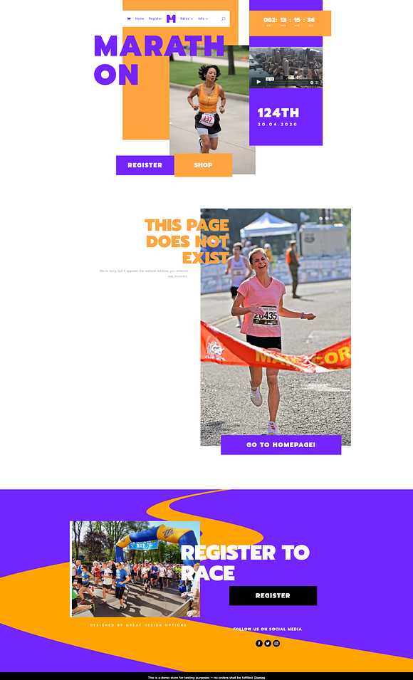 Marathon in WordPress Commerce Themes - product preview 3