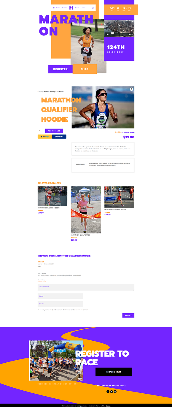 Marathon in WordPress Commerce Themes - product preview 9