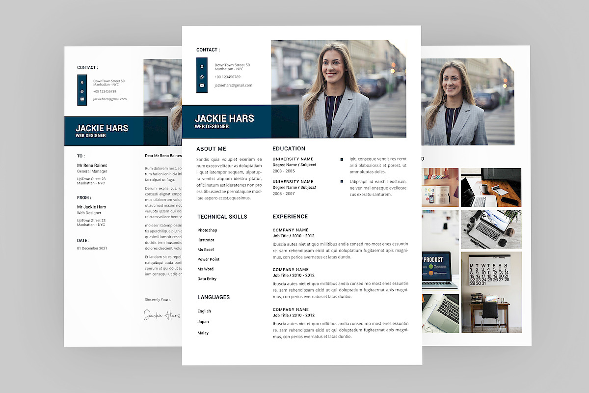 Jackie Web Resume Designer in Resume Templates - product preview 8