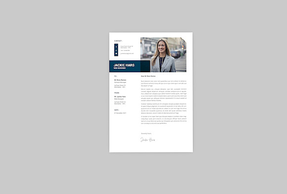 Jackie Web Resume Designer in Resume Templates - product preview 1