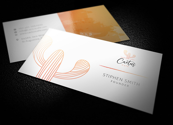 Cactus Cafe in Logo Templates - product preview 1