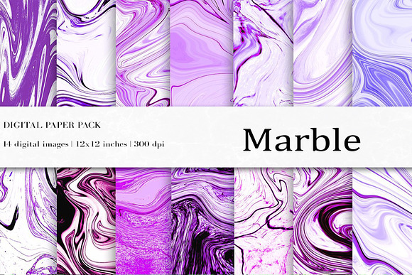 Marble Digital Papers in Textures - product preview 4