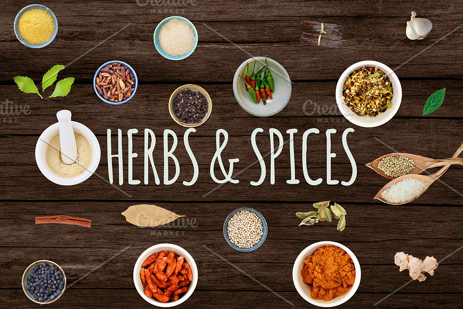 Isolated Food Images-Herbs and Spice