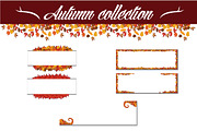 Autumn banners and letterheads