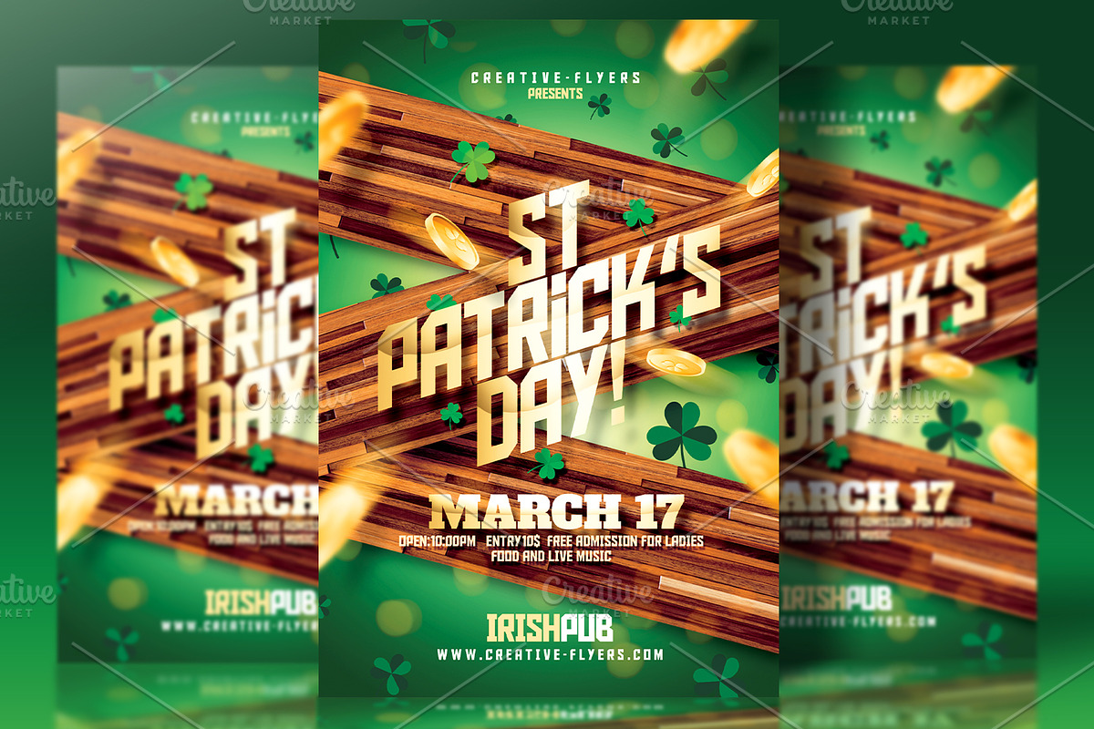 St. Patrick's Day Flyer Template in Flyer Templates - product preview 8