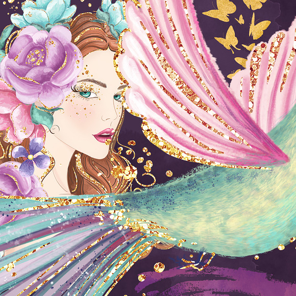 MISS FAIRY Clipart in Illustrations - product preview 5