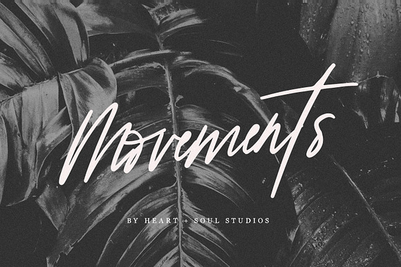 Movements | Handwritten Font in Script Fonts - product preview 8