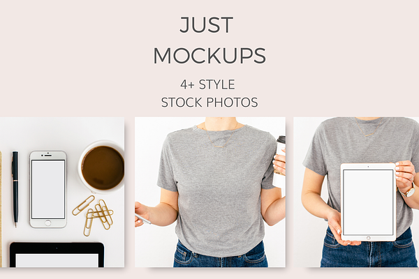 Just Mockups (4+ Style Images)