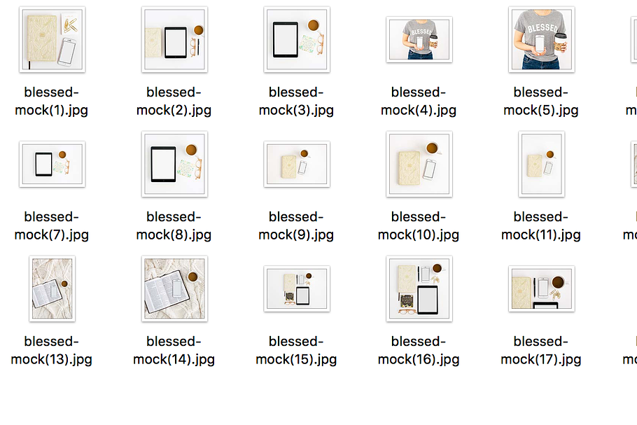 Blessed & Coffee MockUps (9+ Images)