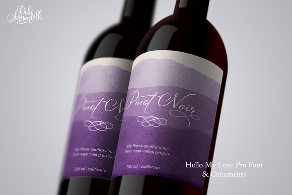 Hello My Love Ornaments in Fonts - product preview 4
