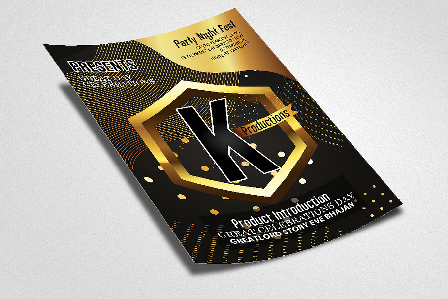 Product Introduction Party Flyer in Flyer Templates - product preview 8