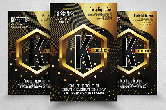 Product Introduction Party Flyer in Flyer Templates - product preview 1