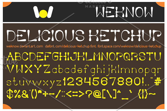 Delicious Ketchup Font in Display Fonts - product preview 3