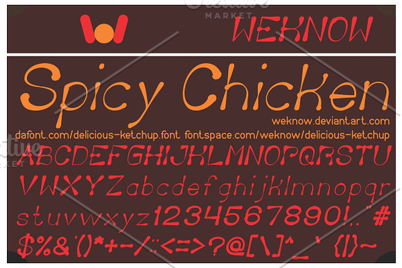 Delicious Ketchup Font in Display Fonts - product preview 4