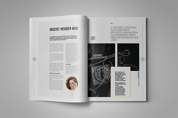 Cropped | Magazine Template in Magazine Templates - product preview 5