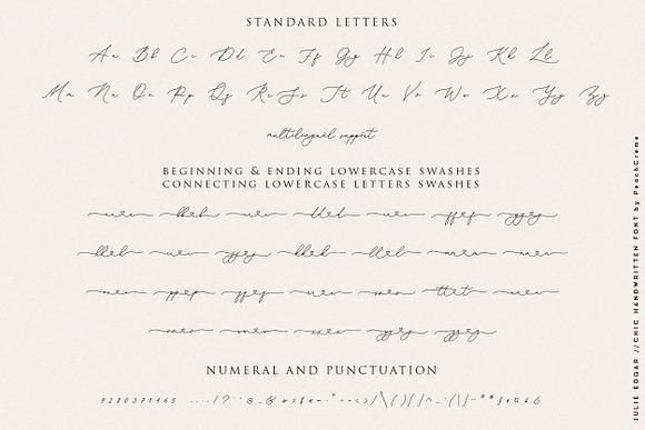 julie edgar//lovely handwritten font in Script Fonts - product preview 10