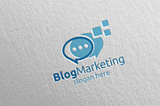 Blog Marketing Financial Logo 70
