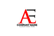 ae letter logo
