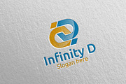 Infinity Letter D Digital Logo 72