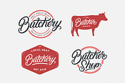Set of Butchery logo