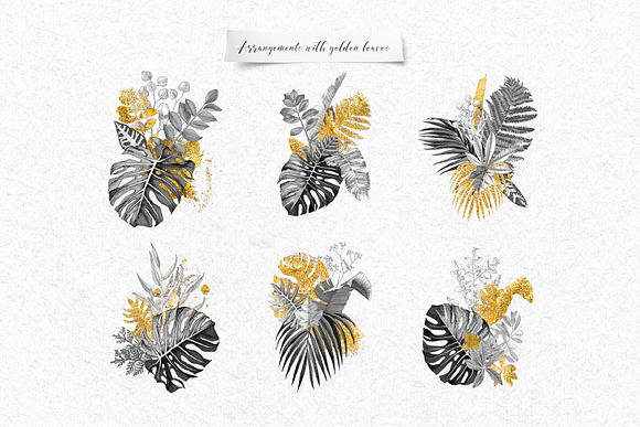 Tropical gold in Illustrations - product preview 6