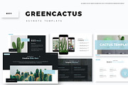 Green Cactus - Keynote Template
