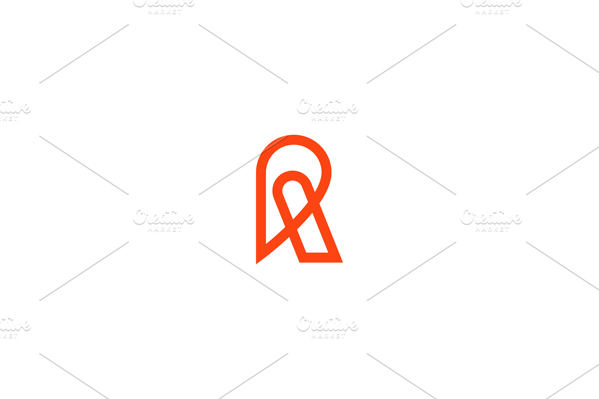 Letter R Bold Line Logo + Bonus in Logo Templates - product preview 8