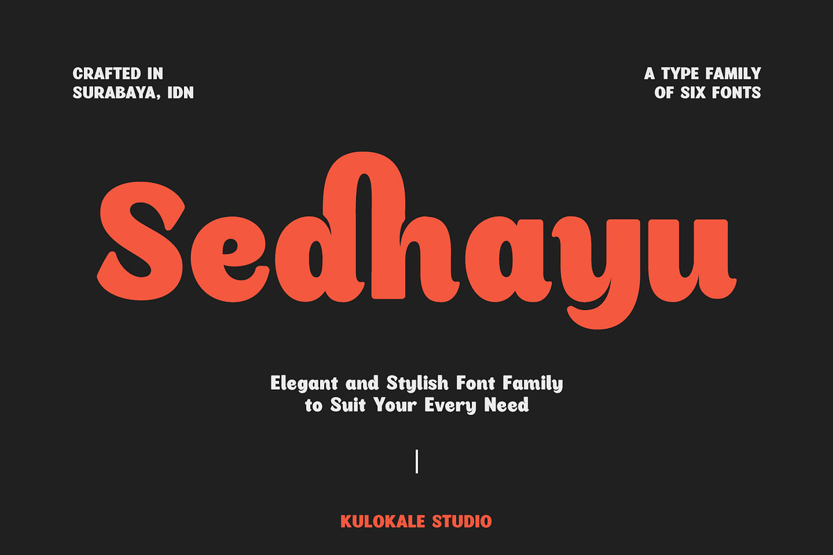 Sedhayu Font Family in Sans-Serif Fonts - product preview 8