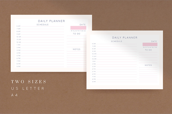 Editable CANVA PLANNERS Collection in Stationery Templates - product preview 2