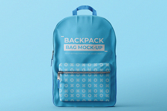 Backpack Mock-Up Template in Branding Mockups - product preview 2
