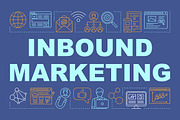 Inbound marketing concepts banner